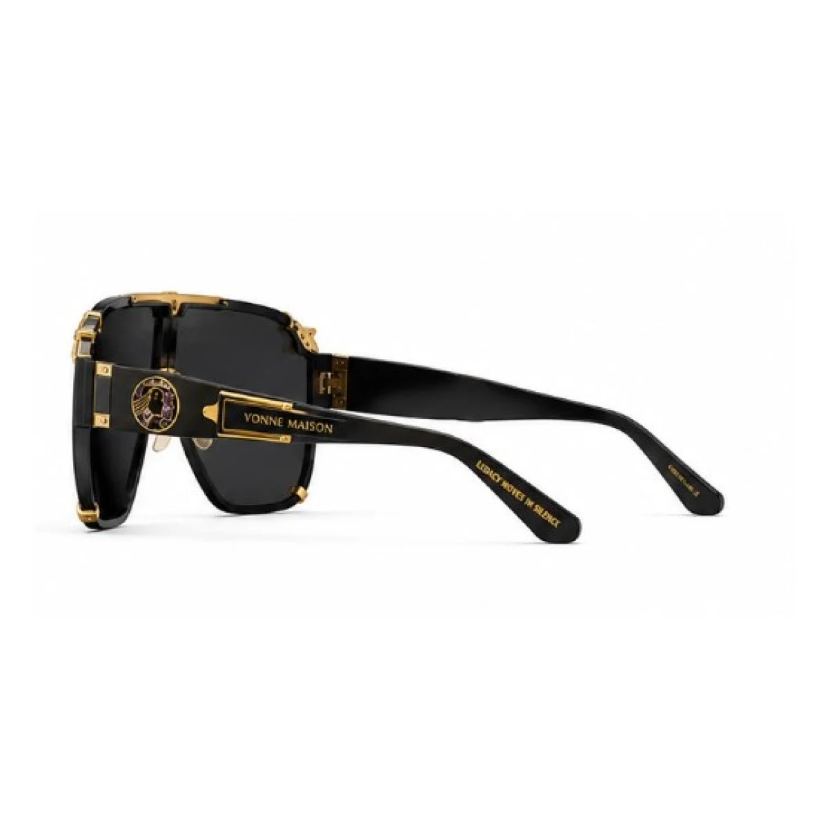 Monarch Elite Sunglasses — inner temple — Legacy Moves in Silence