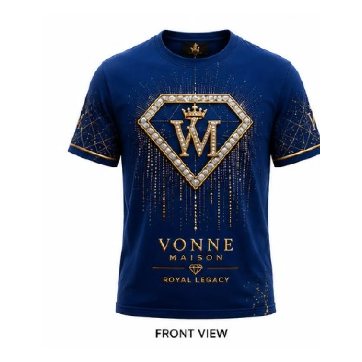 Royal Legacy Diamond Crest Tee (Royal Blue) — front