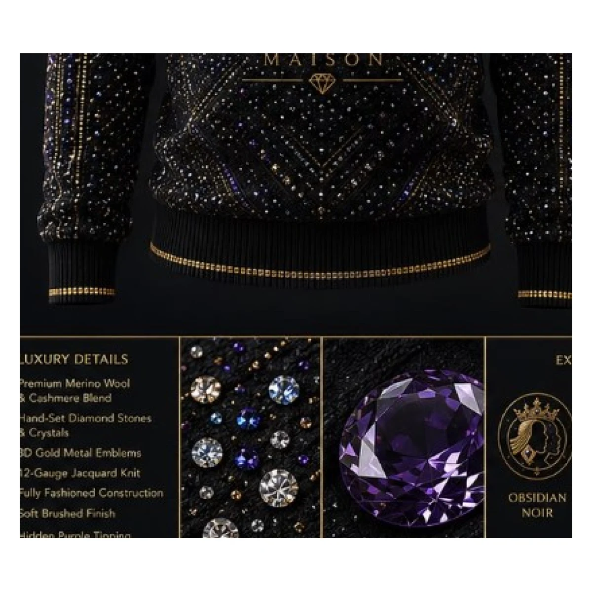 Royal Legacy Knit — back view