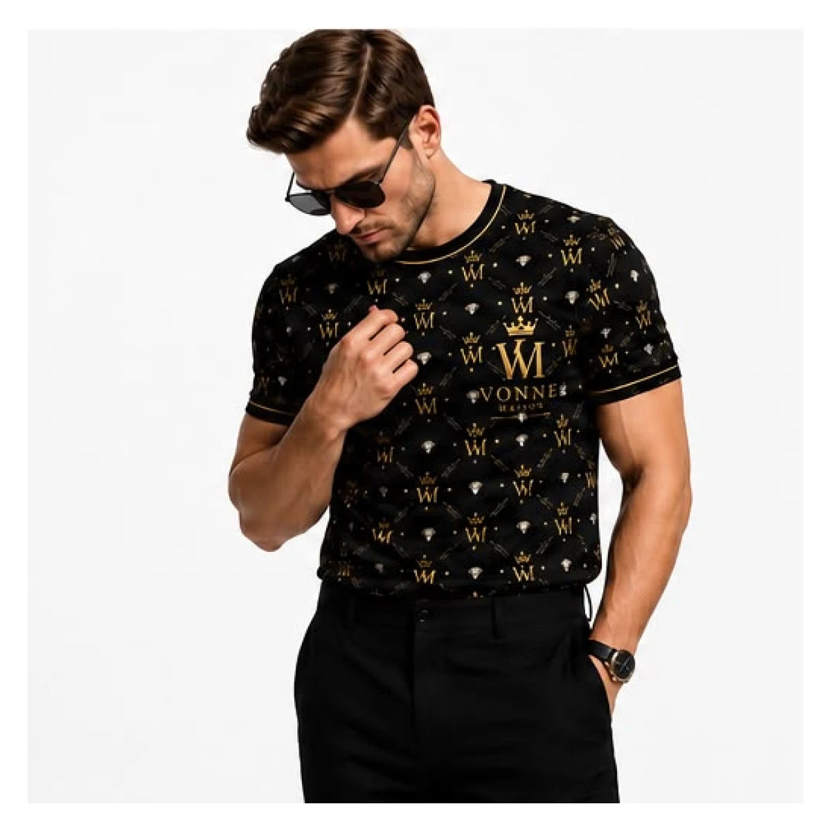 Royal Legacy Monogram T-Shirt — lifestyle detail
