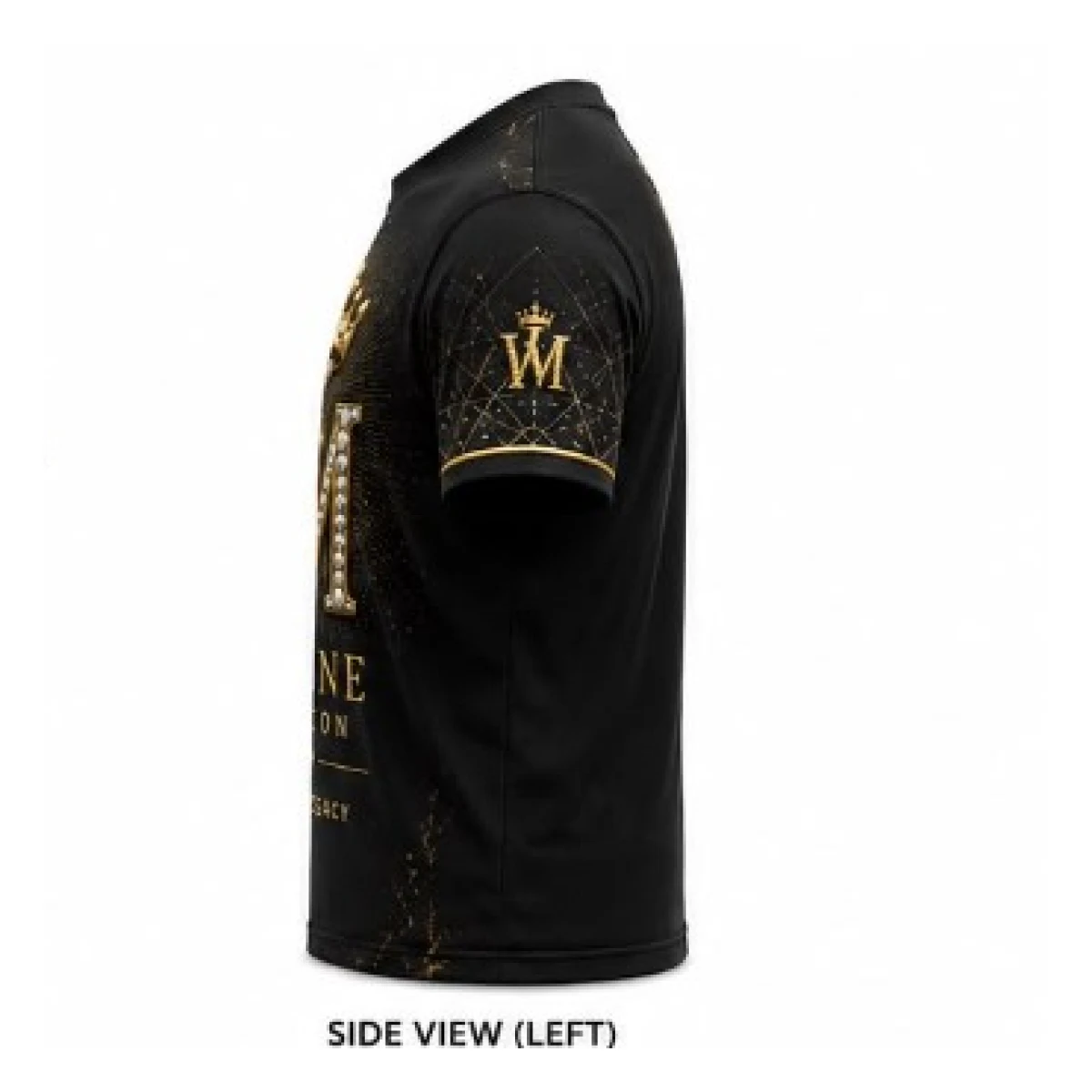 Royal Legacy Pearl Crest Tee (Noir) — left
