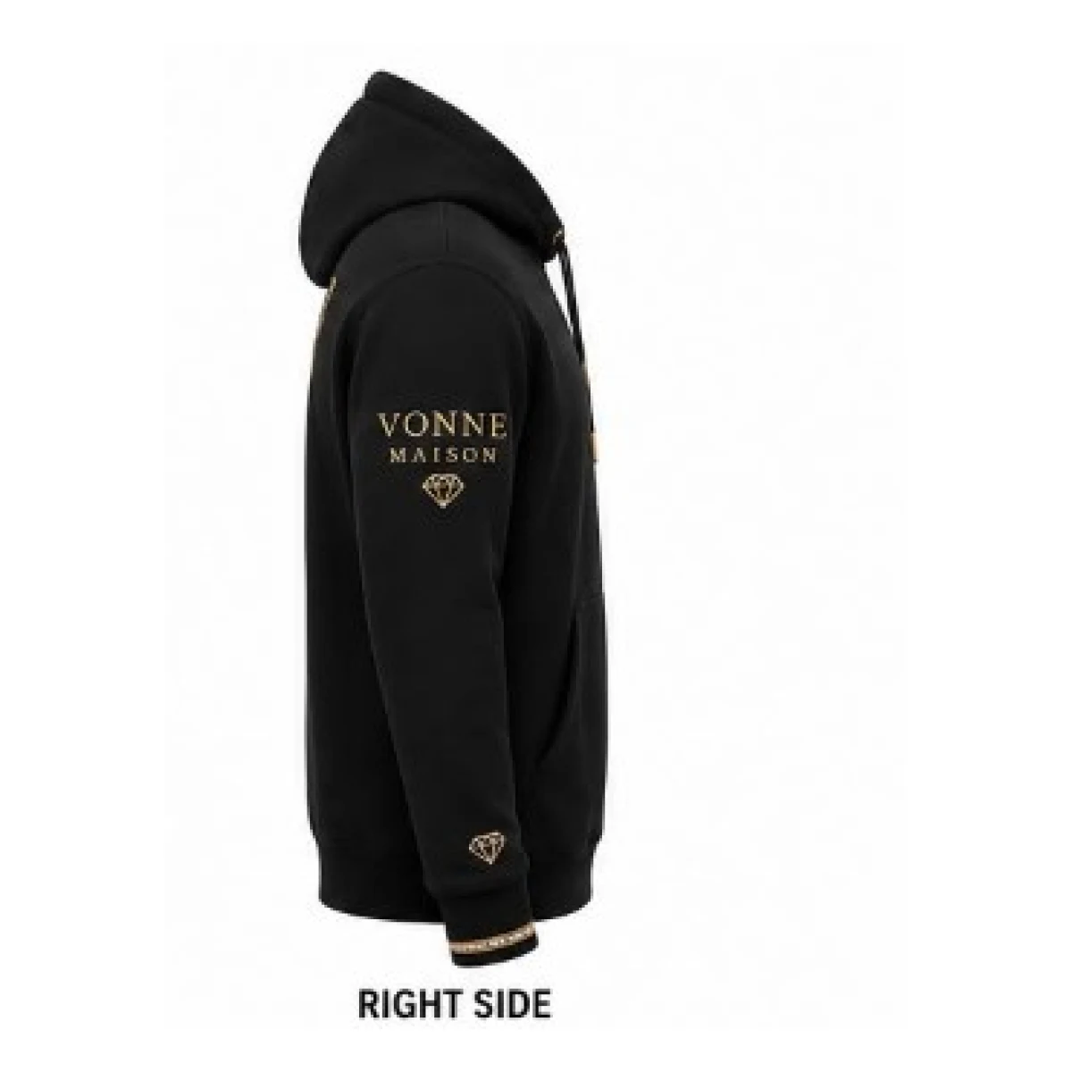 Royal Legacy Signature Tracksuit (Black) — hoodie — right