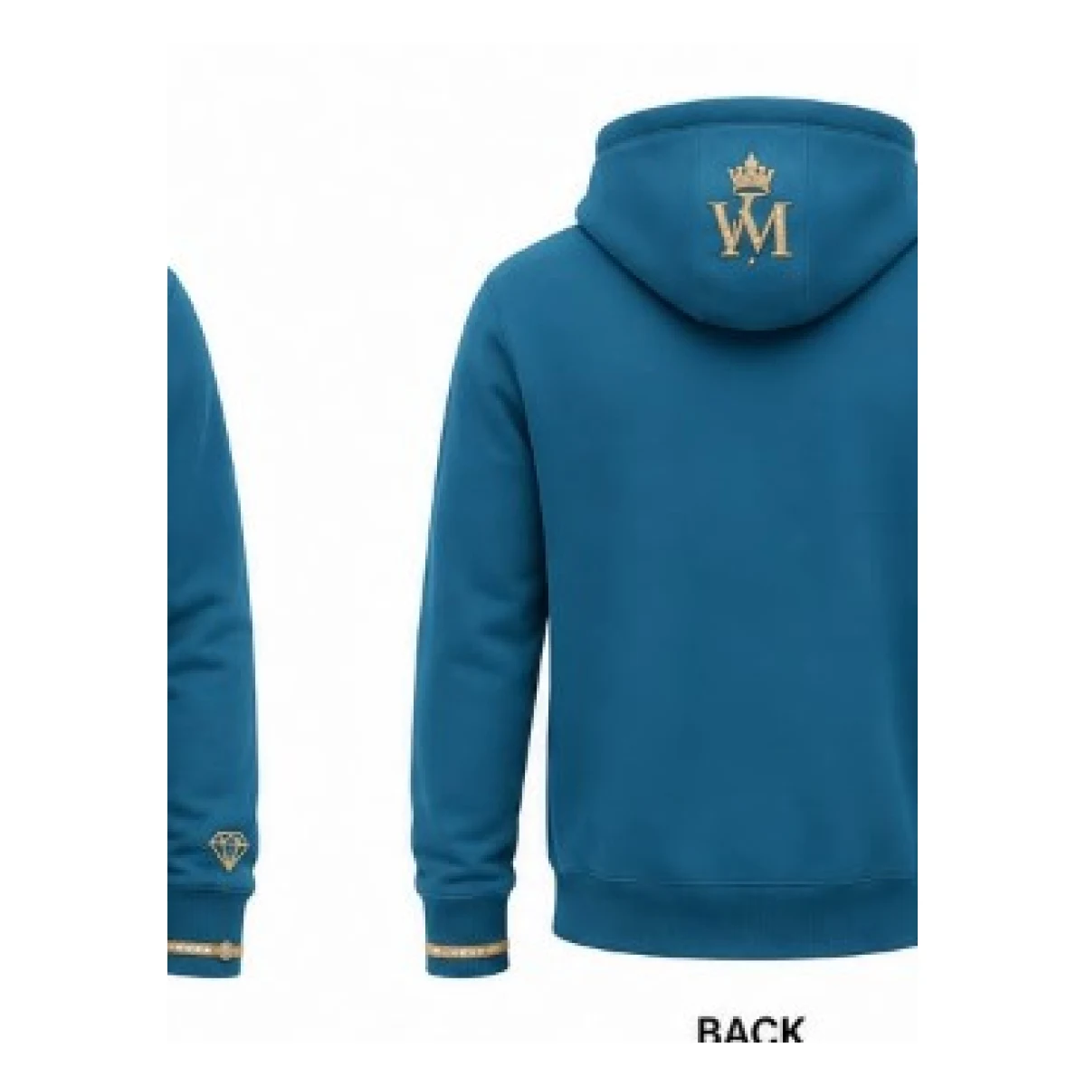 Royal Legacy Signature Tracksuit (Sea Blue) — hoodie — back