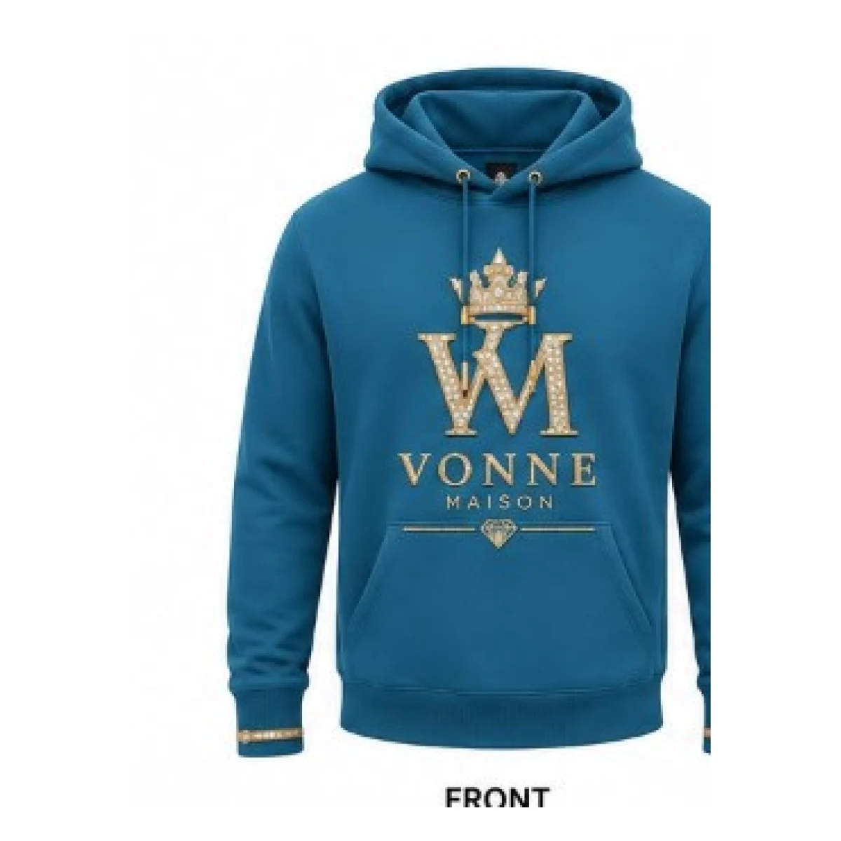 Royal Legacy Signature Tracksuit (Sea Blue) — hoodie — front