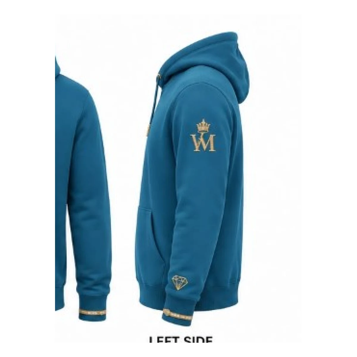 Royal Legacy Signature Tracksuit (Sea Blue) — hoodie — left