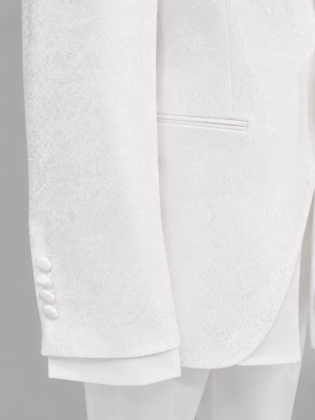 Single Breasted Two-Piece Tuxedo (Ivory) — view 1
