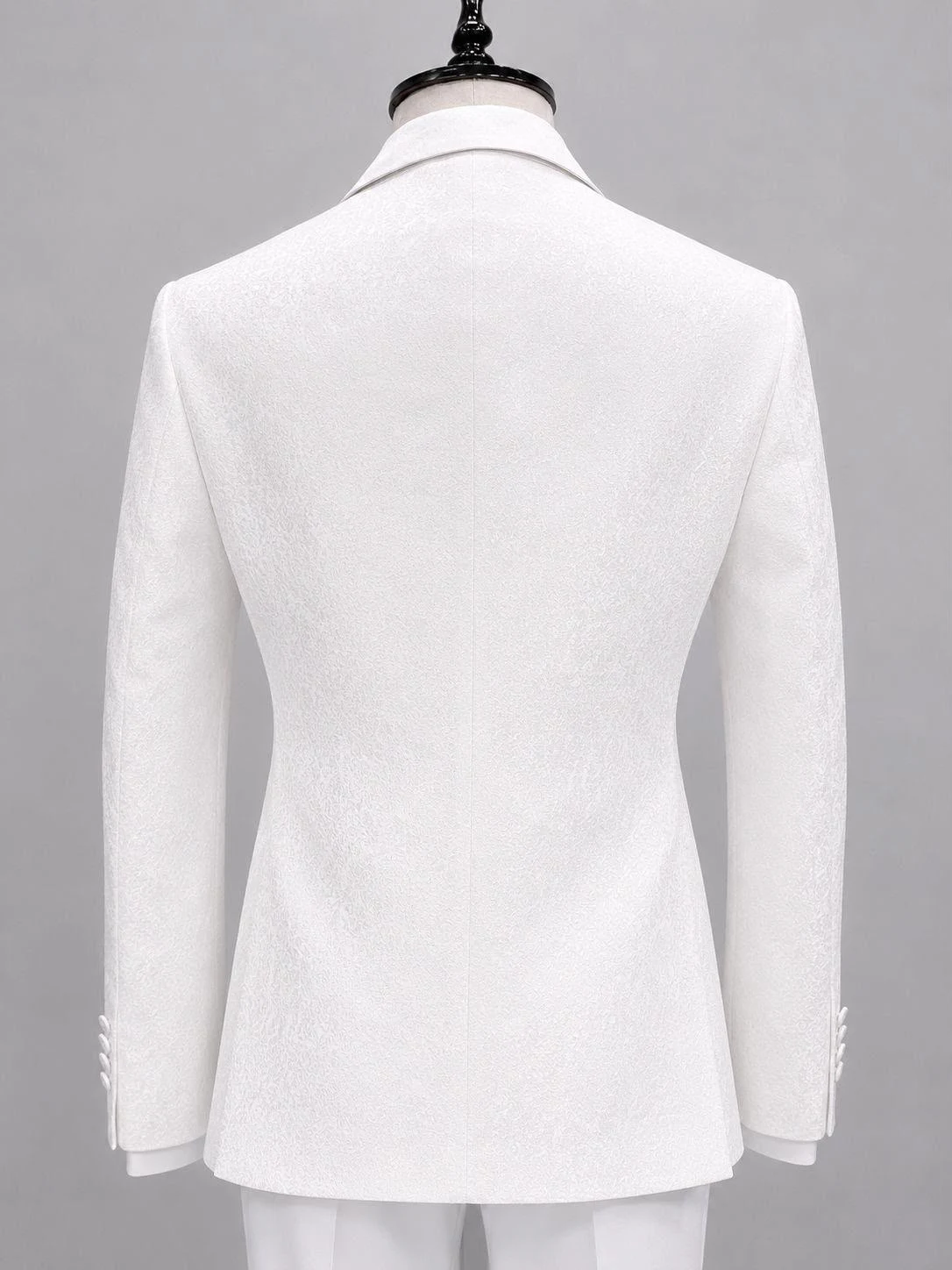 Single Breasted Two-Piece Tuxedo (Ivory) — view 2