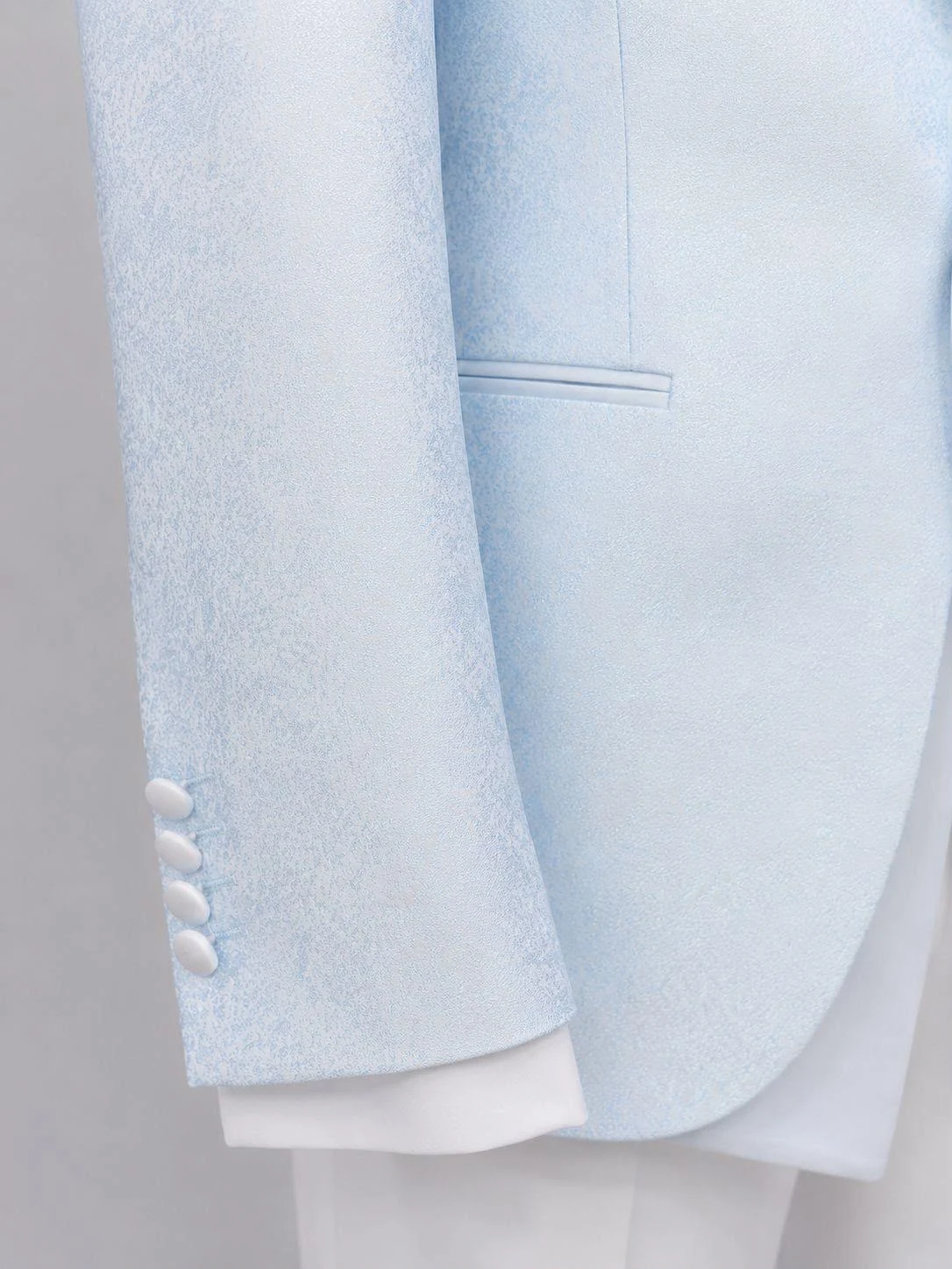 Single Breasted Two-Piece Tuxedo (Ivory) — view 7