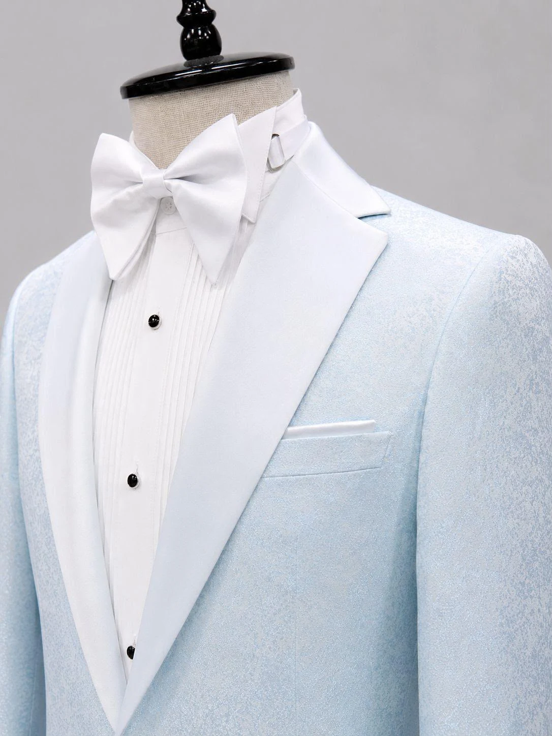 Single Breasted Two-Piece Tuxedo (Ivory) — view 9