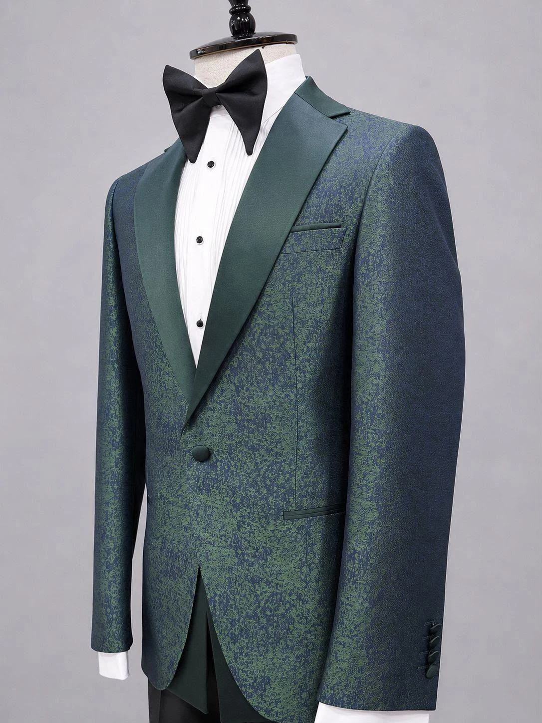 Single Breasted Two-Piece Tuxedo (Ivory) — view 15