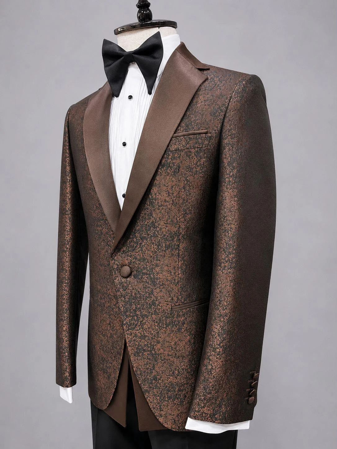 Single Breasted Two-Piece Tuxedo (Ivory) — view 18