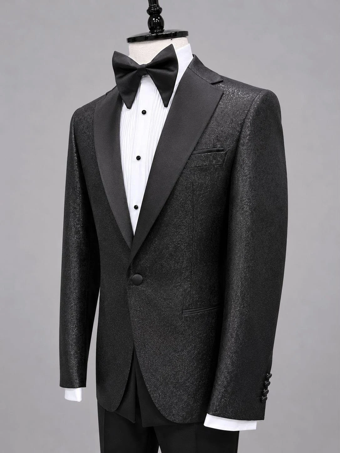 Single Breasted Two-Piece Tuxedo (Ivory) — view 28
