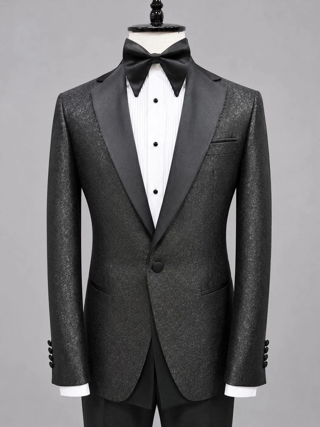 Single Breasted Two-Piece Tuxedo (Ivory) — view 29
