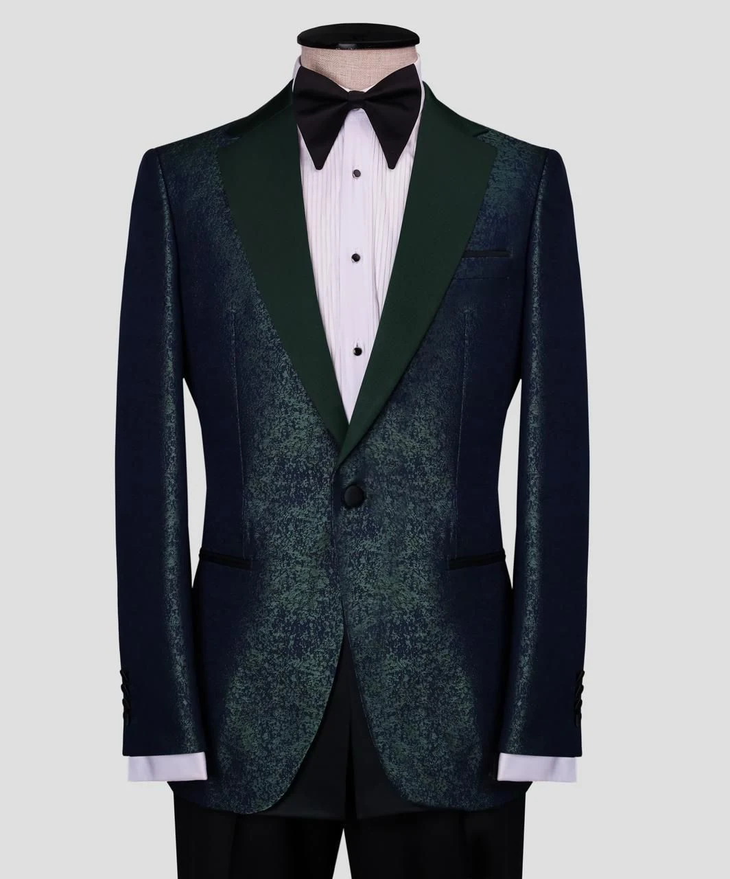 Single Breasted Two-Piece Tuxedo (Pattern Edit) — view 2