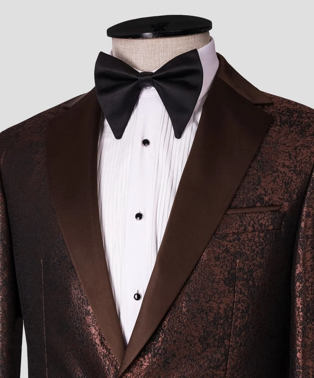 Single Breasted Two-Piece Tuxedo (Pattern Edit) — view 3