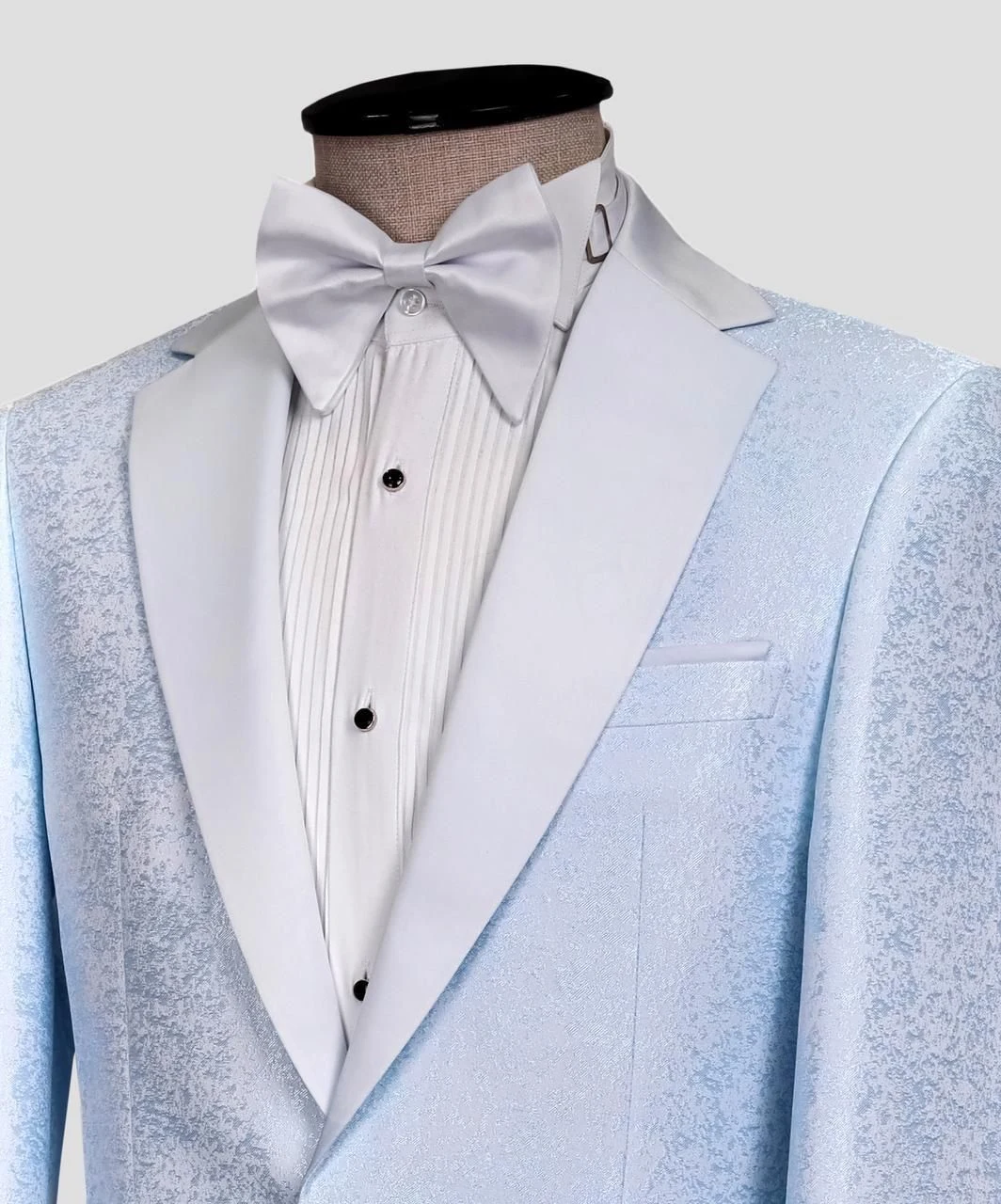Single Breasted Two-Piece Tuxedo (White Classic) — view 1