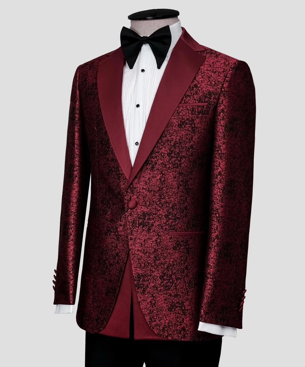 Single Breasted Two-Piece Tuxedo (White Classic) — view 4