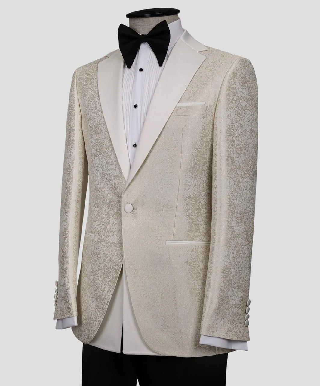 Single Breasted Two-Piece Tuxedo (White Classic) — view 7