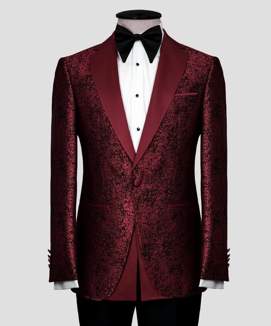 Single Breasted Two-Piece Tuxedo (White Classic) — view 12