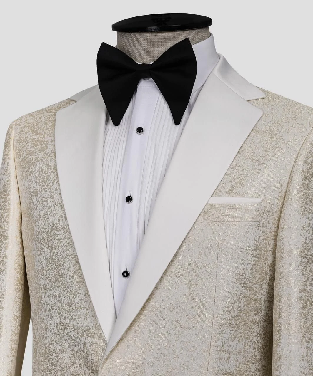 Single Breasted Two-Piece Tuxedo (White Classic) — view 13