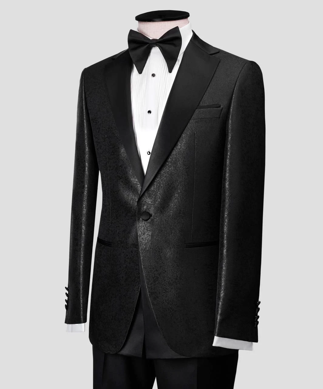 Single Breasted Two-Piece Tuxedo (White Classic) — view 18